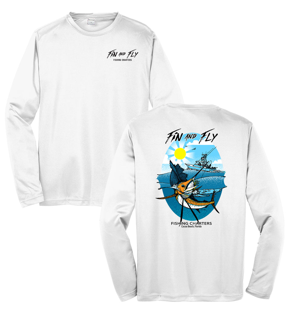 Sailfish Performance UV Long Sleeve Fishing Shirt – Fin & Fly